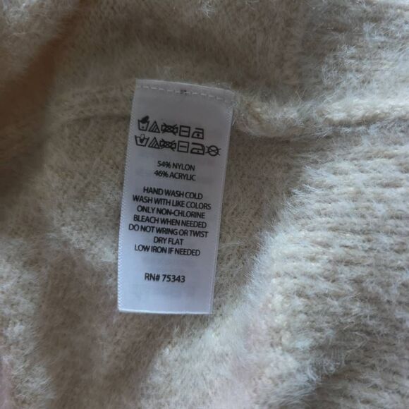 Jessica Simpson Women's Size Large Ivory Super Soft Long Cardigan - Picture 3 of 5